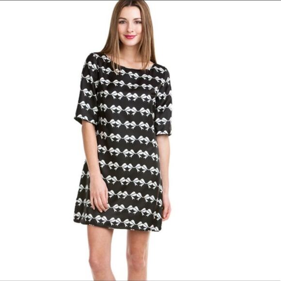 Elizabeth McKay Lindsay silk bow print dress - Picture 7 of 8